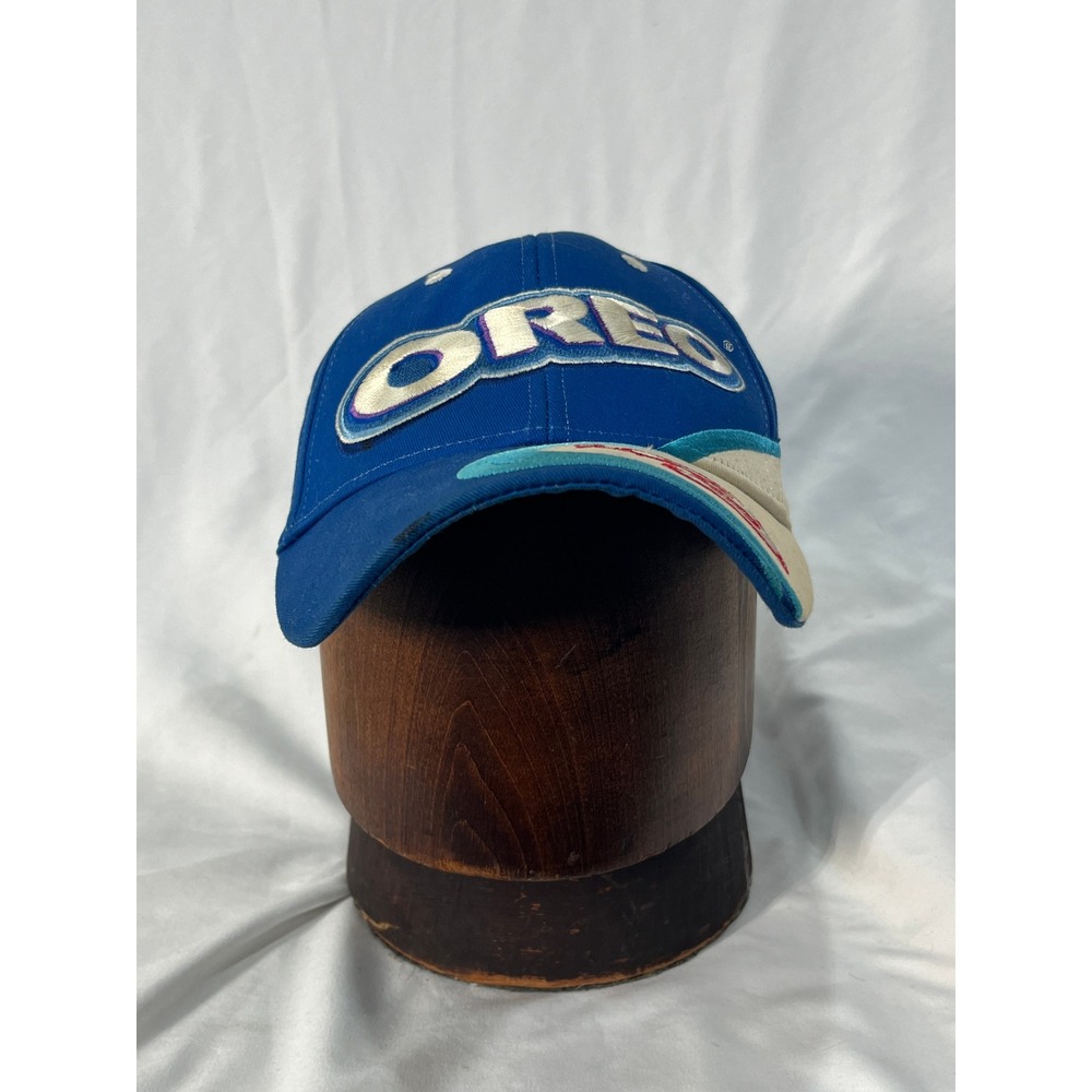 Oreo Dale Jr 8 NASCAR Racing Baseball Cap Blue Adjustable Strap Embroidered Logo